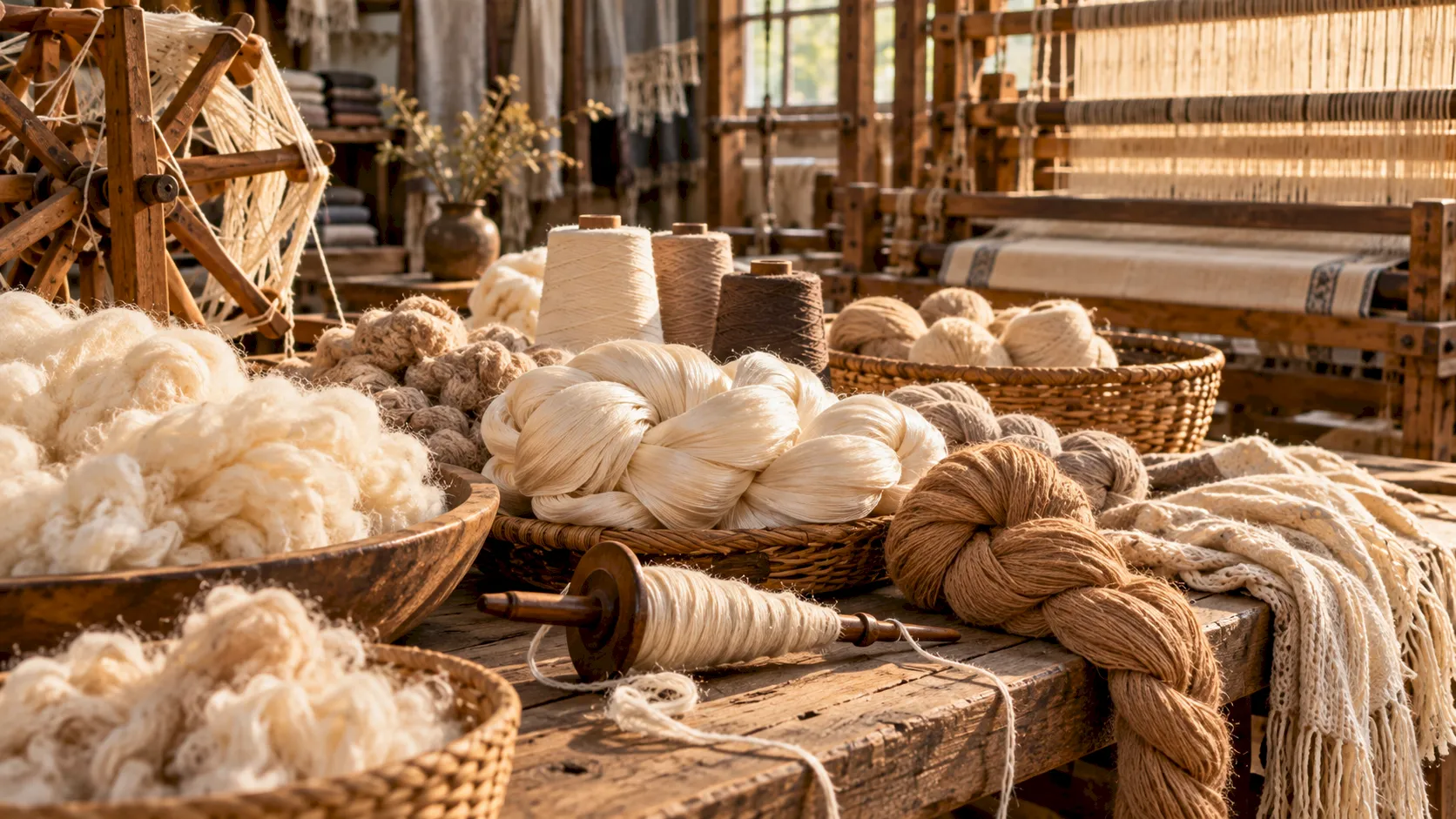 The Materials in the Vanyra atelier
